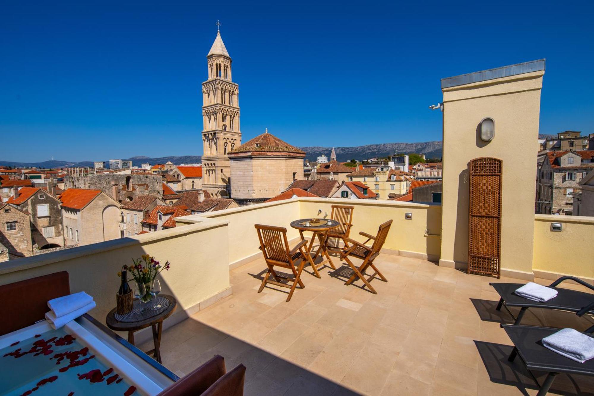 Terazza Grande In Diocletian Tower Split Exterior foto