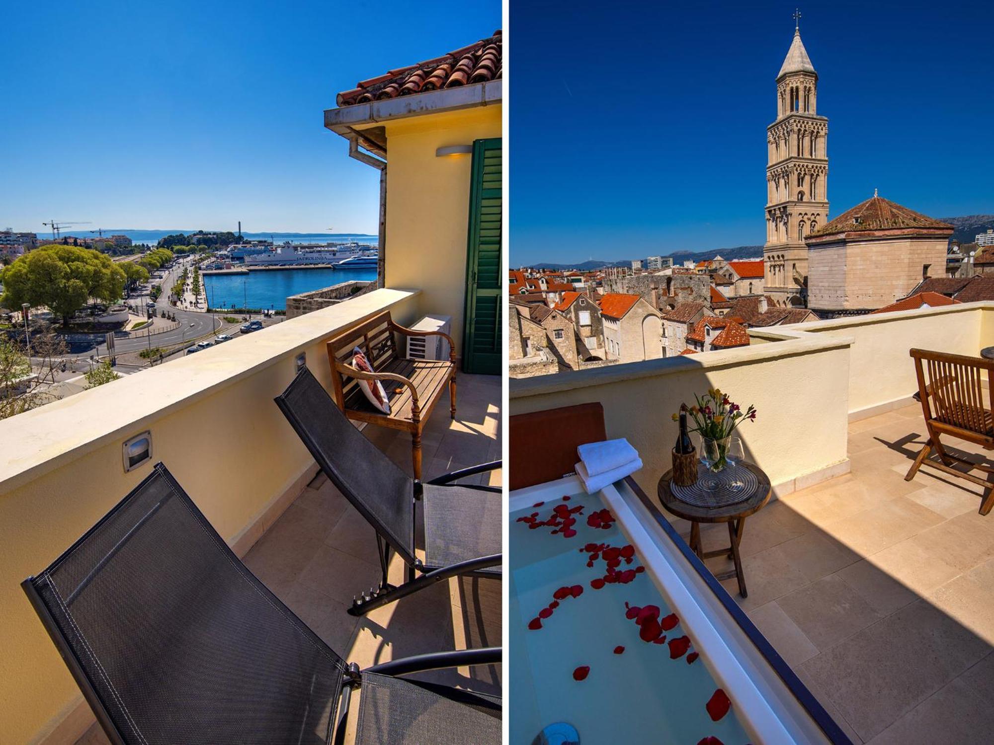 Terazza Grande In Diocletian Tower Split Exterior foto